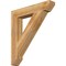 Ekena Millwork Traditional Slat Rough Sawn Bracket, Western Red Cedar, 6"W x 36"D x 40"H BKT06X36X40TRA06RWR - alternate 1